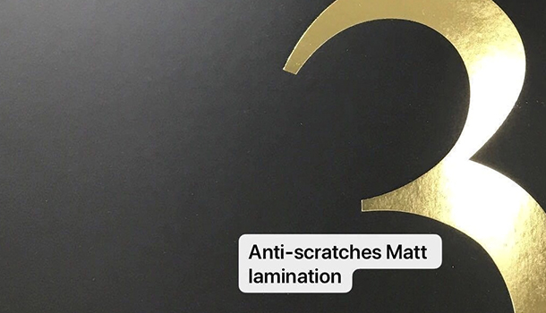 Laminación mate anti-scratches