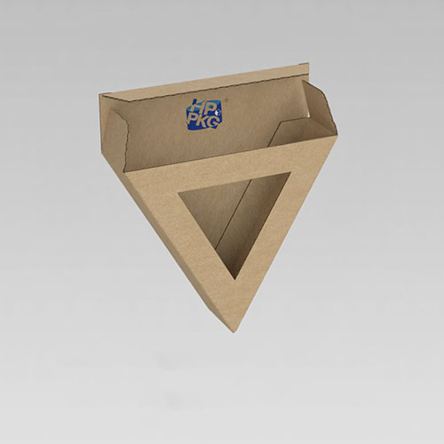 Cajas de bloqueo de mortaja triangular regular con ventana