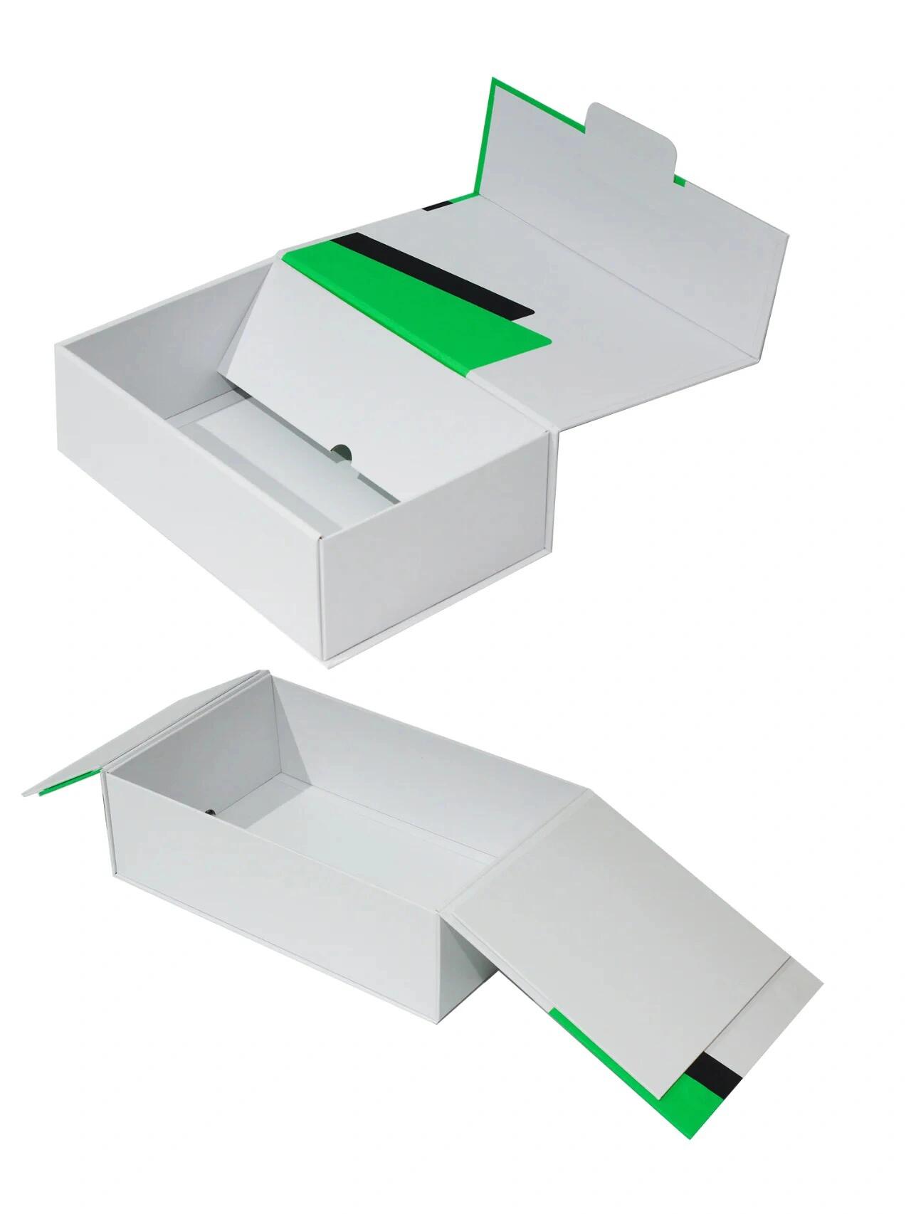 Caja plegable de papel moderno ecológico 